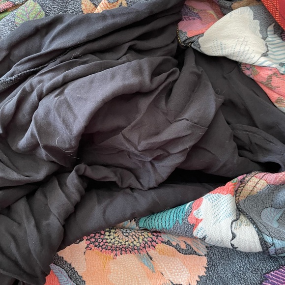 Maeve by Anthropologie Botanical Floral Faux Wrap Handkerchief Midi Dress Size 6 - Picture 6 of 9